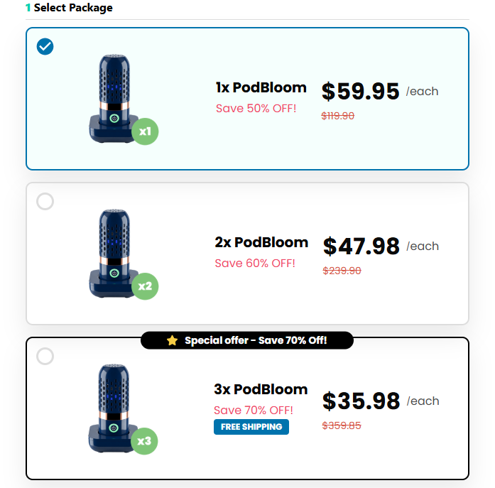 PodBloom Produce Cleaner UK